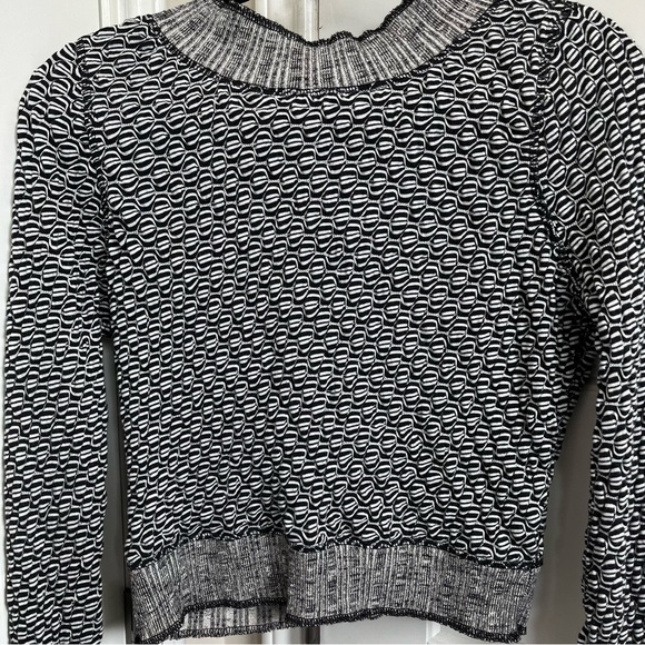 Free People Jane Top in Black and White Size Medium - Picture 4 of 7